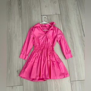 Pretty bright pink dress form Zara the size is a small and was worn once